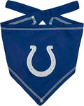 Pets First NFL Indianapolis Colts TIE Bandana, Large/X-Large. Dog Bandana Scarf Bib for Pet Cat Dog. The Ultimate Game-Day, Party Bandana