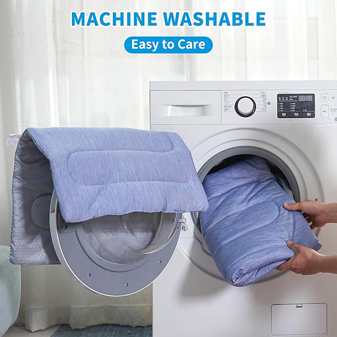 Cooling Mat for Large Dogs - Double-Sided Waterproof & Cool, Q-MAX>0.47, Portable Dog Cooling Mat for Summer. (L (36''x23'')