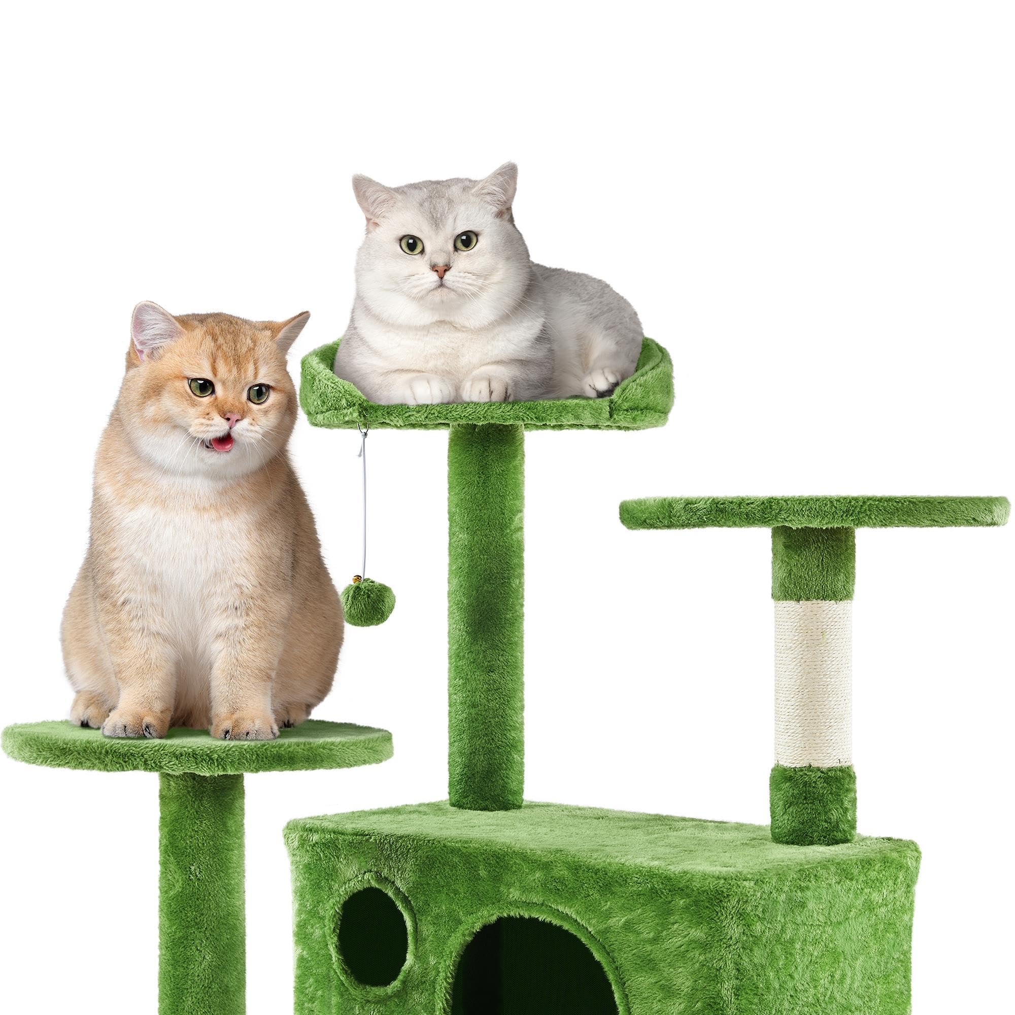 Yaheetech 70in Multi-Level Sturdy Cat Tree, Condo, Sisal Scratching Posts