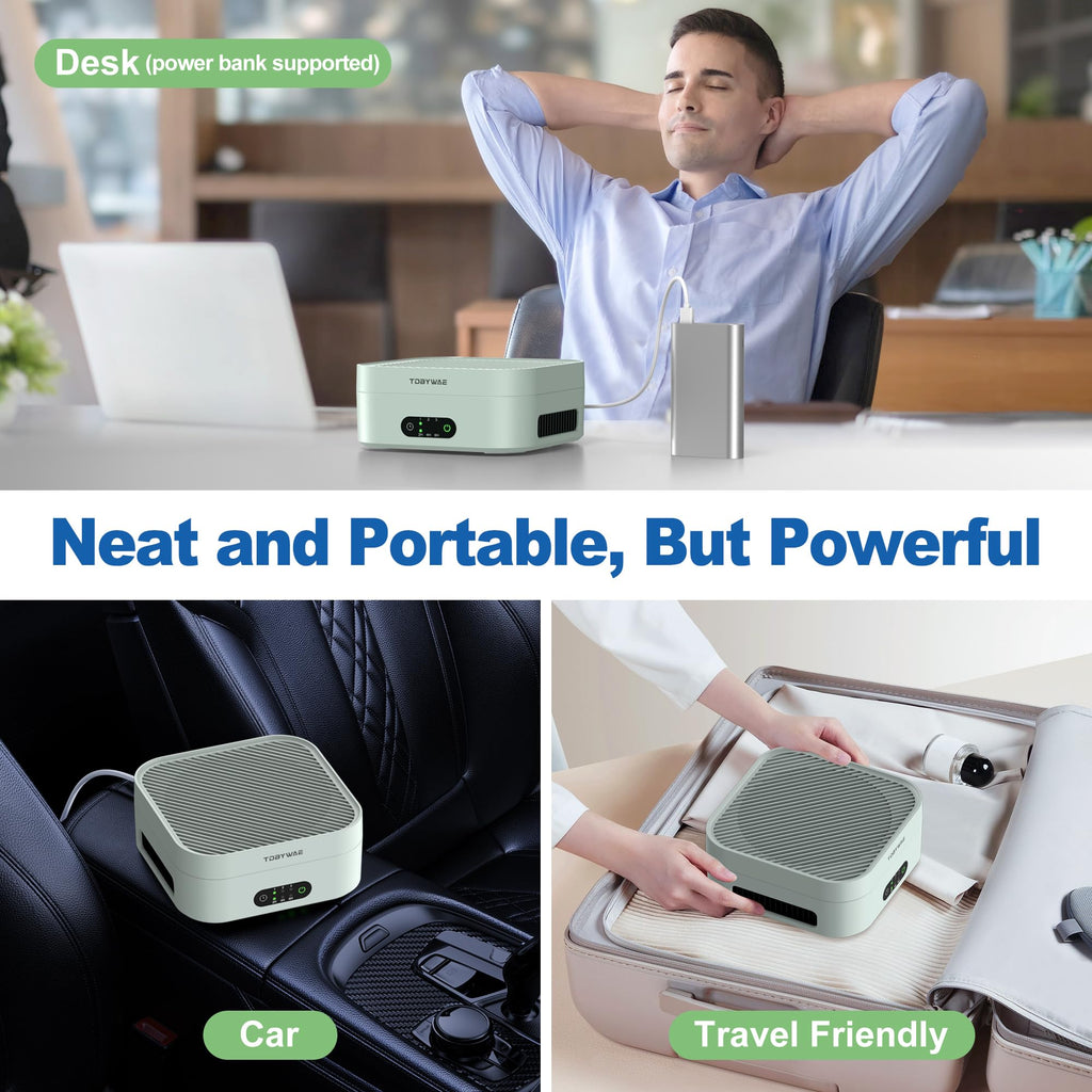 TDBYWAE Air Purifier for Bedroom, H13 True HEPA Filter, Ultra-Quiet