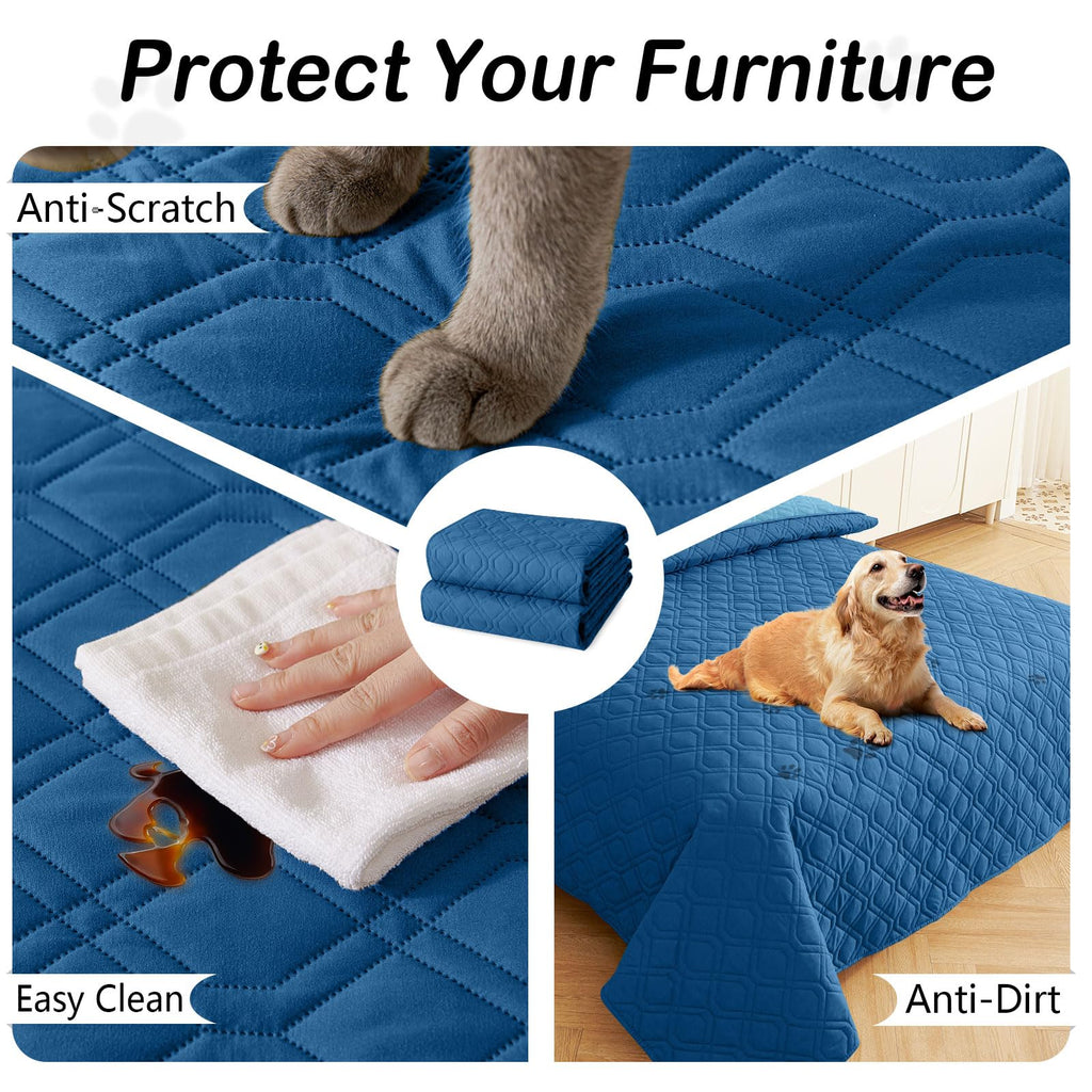 hyha Waterproof Dog Bed Blanket - Soft Pet Blanket & Sofa Cover for Dogs