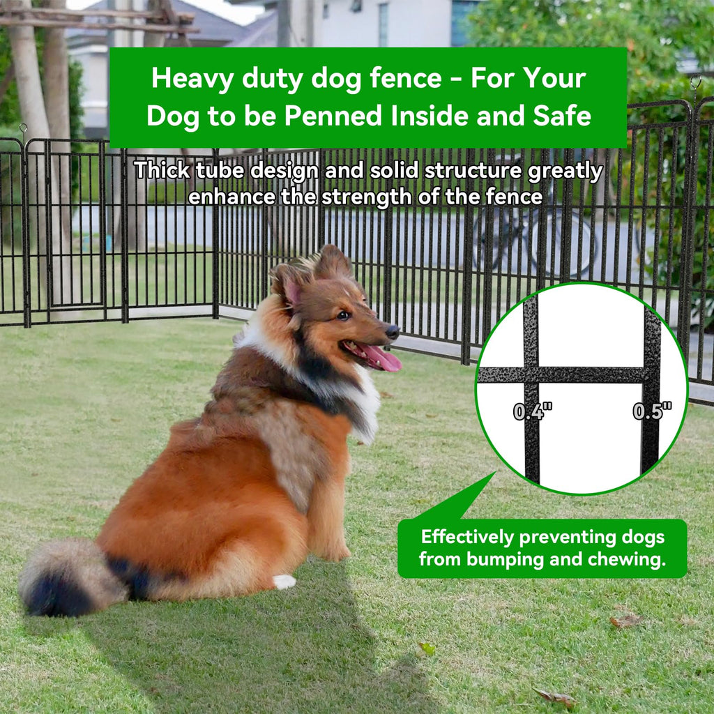 Kfvigoho Heavy Duty Dog Playpen 24 Steel Panels 47" Height