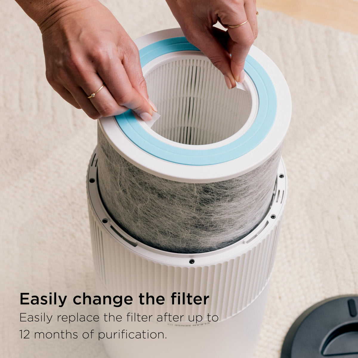 Shark Clean Sense Air Purifier, HP102, White