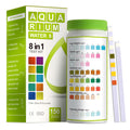 AAwipes Aquarium Ammonia Test Strips 8-in-1 |100 Strips | Quick & Accurate Water Testing for Freshwater & Saltwater Tanks -Test pH, Sodium Chloride, Alkalinity, Hardness, Chlorine etc. (K02-100)