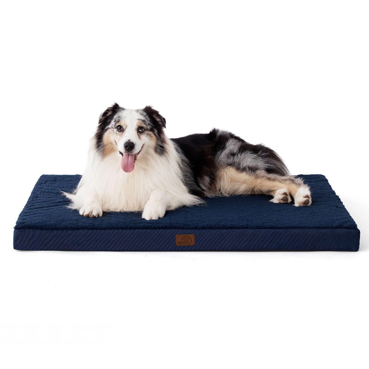 Bedsure Small Dog Bed, Cat Puppy Bed with Comfy Sherpa, 24"x16" Dark Grey