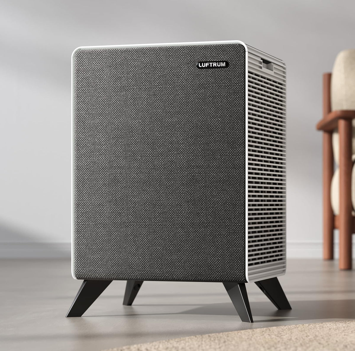 LUFTRUM Air Purifiers for Home Large Room Up to 2250 ft² - Remove 99% of Smoke Allergies Pet Dander Odor - Dual 3-Stage Filter of Washable Filter and with AQI