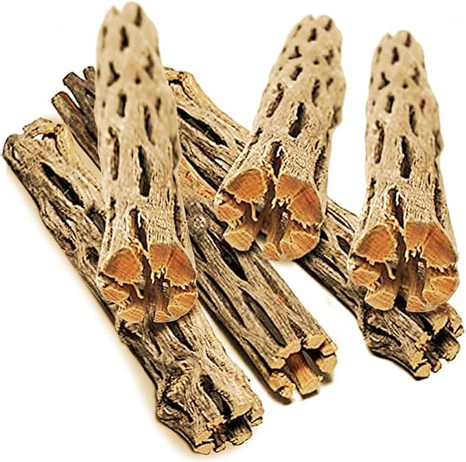 SunGrow Cholla Wood, 6” Climbing Logs, Chew Toy, Aquarium Fish, Snail, and Shrimp Driftwood, Tropical Freshwater Fish Décor, Adds Raw Beauty