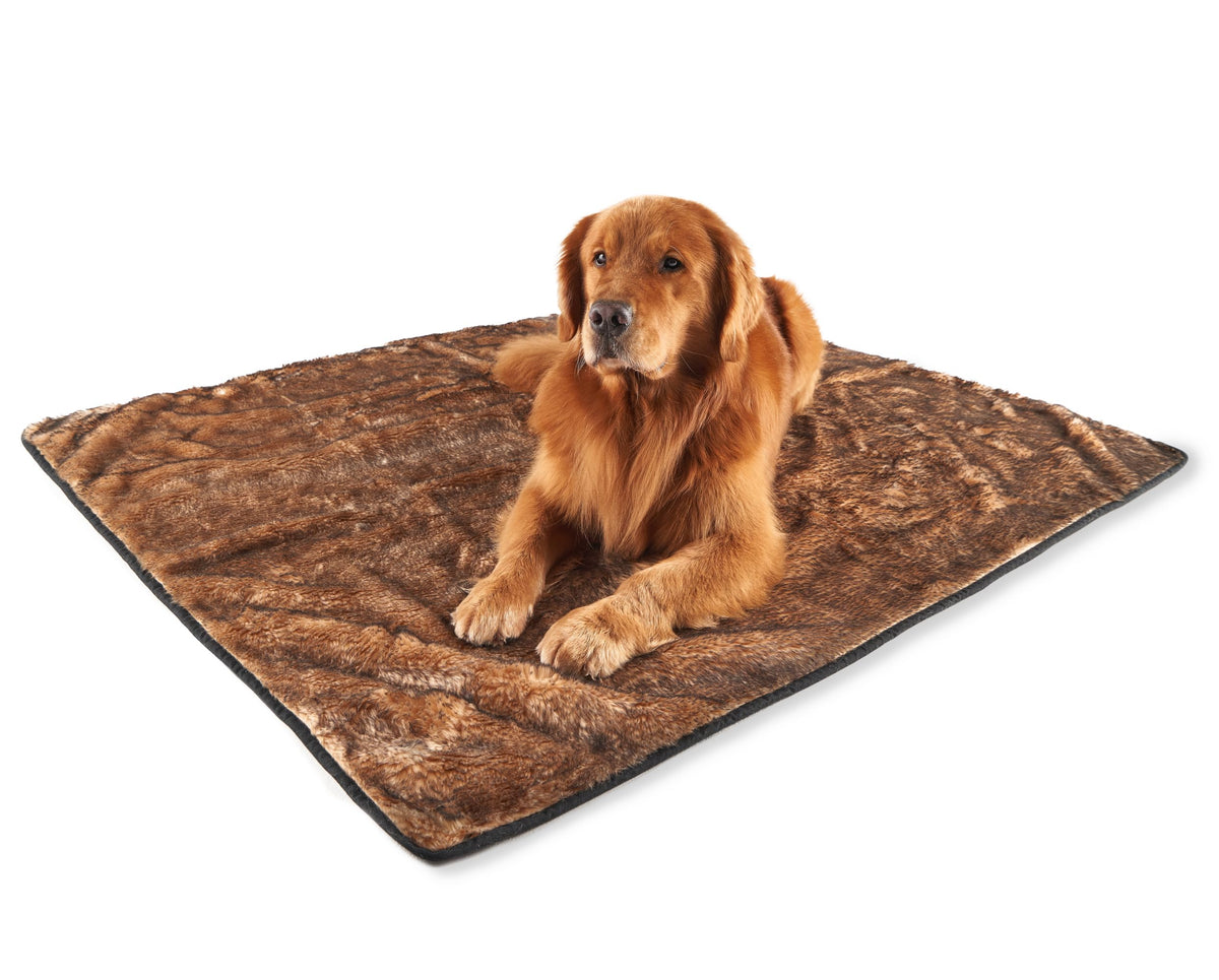 PAW BRANDS PupProtector Waterproof Throw Blanket, Polar White, 80x62