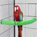 FrgKbTm U Shape Parrot Perch Stand Toy Bird Platform Sand Paw Grinding Clean Stick Exercise Conure Budgie Cockatiel Cage Accessories (Purple)