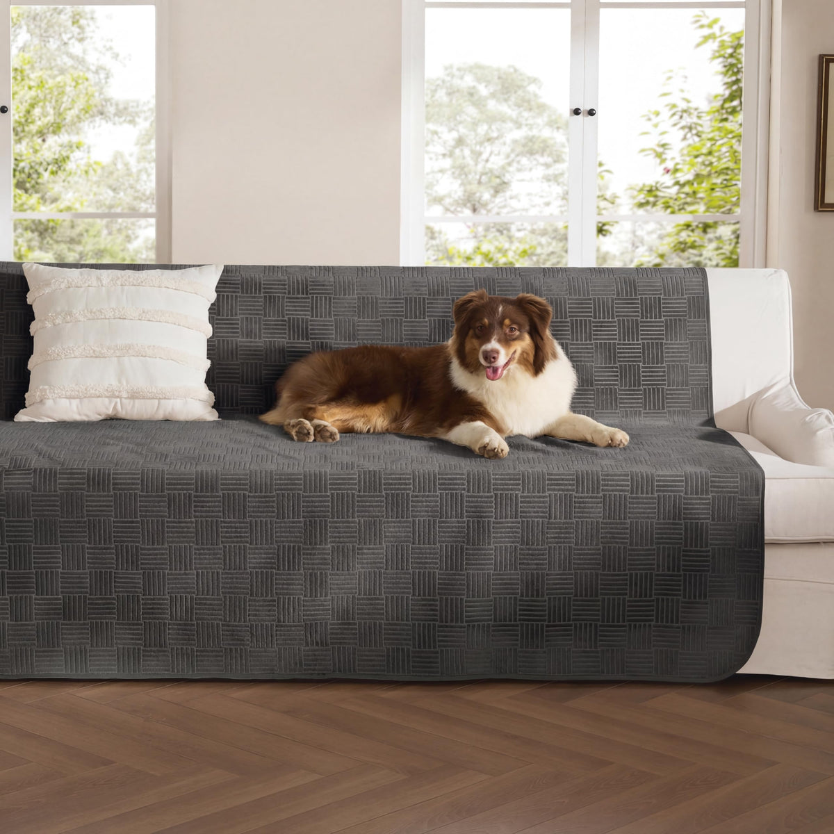 Bedsure Waterproof Couch Cover for Sofa and Dogs Quick Drying, 30x70IN
