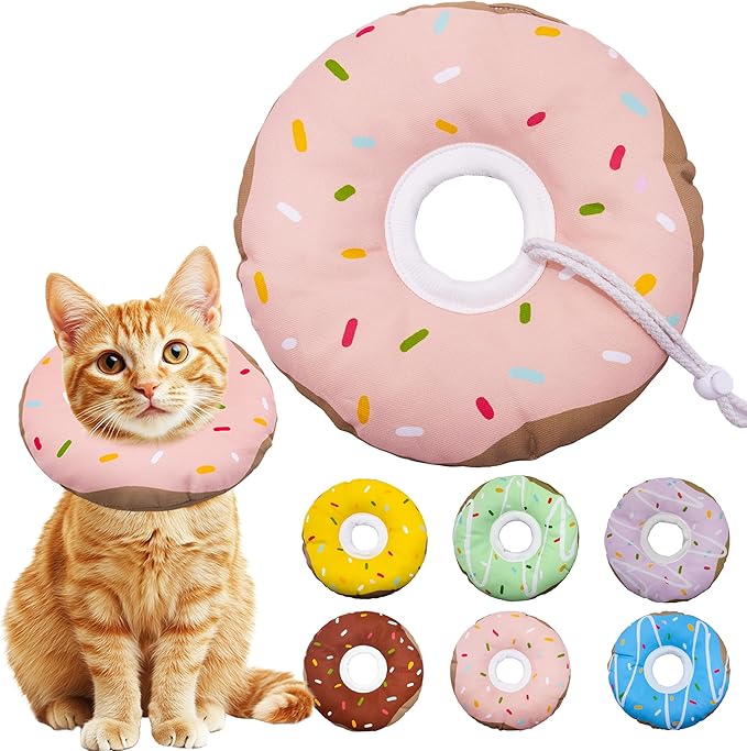 Seyezo Cat Cone Collar Soft, Adjustable Cat Recovery Cone