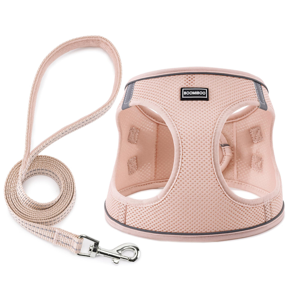 Dog Harness with Leash Set,Step-in Adjustable Puppy Pet Vest,Blue Stripe XS