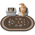 Bienbee Cat Litter Mat, 33" x 22" Dense Trapping Mesh for Litter Boxes