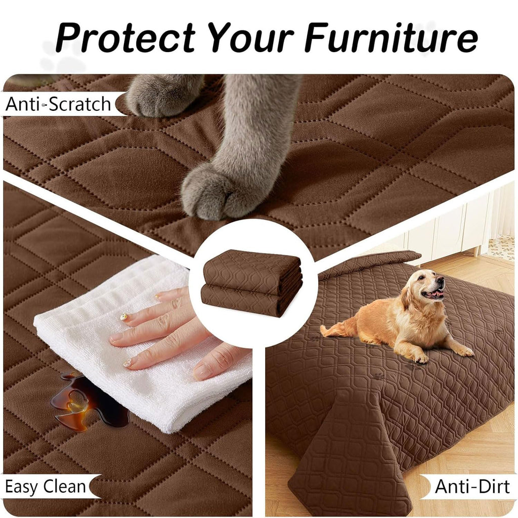 hyha Waterproof Dog Bed Blanket - Soft Pet Blanket & Sofa Cover for Dogs