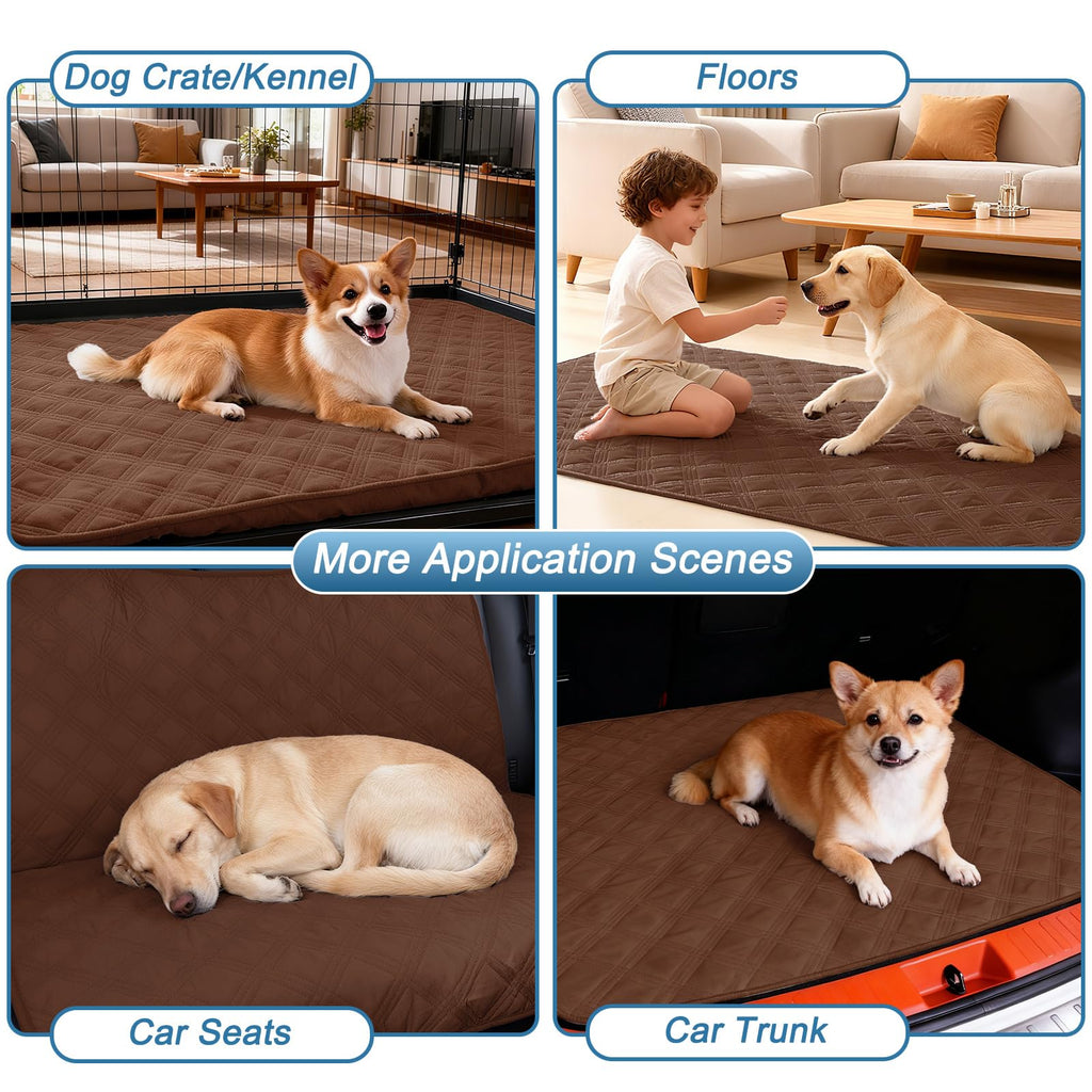 hyha Waterproof Reversible Dog Blanket, Soft Couch Cover for Dogs Washable