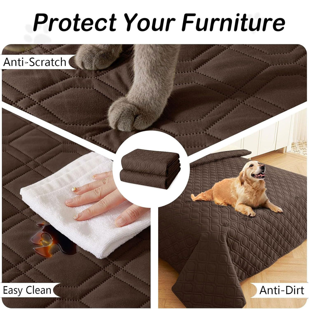 hyha Waterproof Dog Bed Blanket - Soft Pet Blanket & Sofa Cover for Dogs