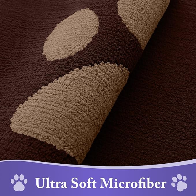 Buganda Dog Door Mat for Muddy Paws 30x20, Absorbent Doormat for Inside
