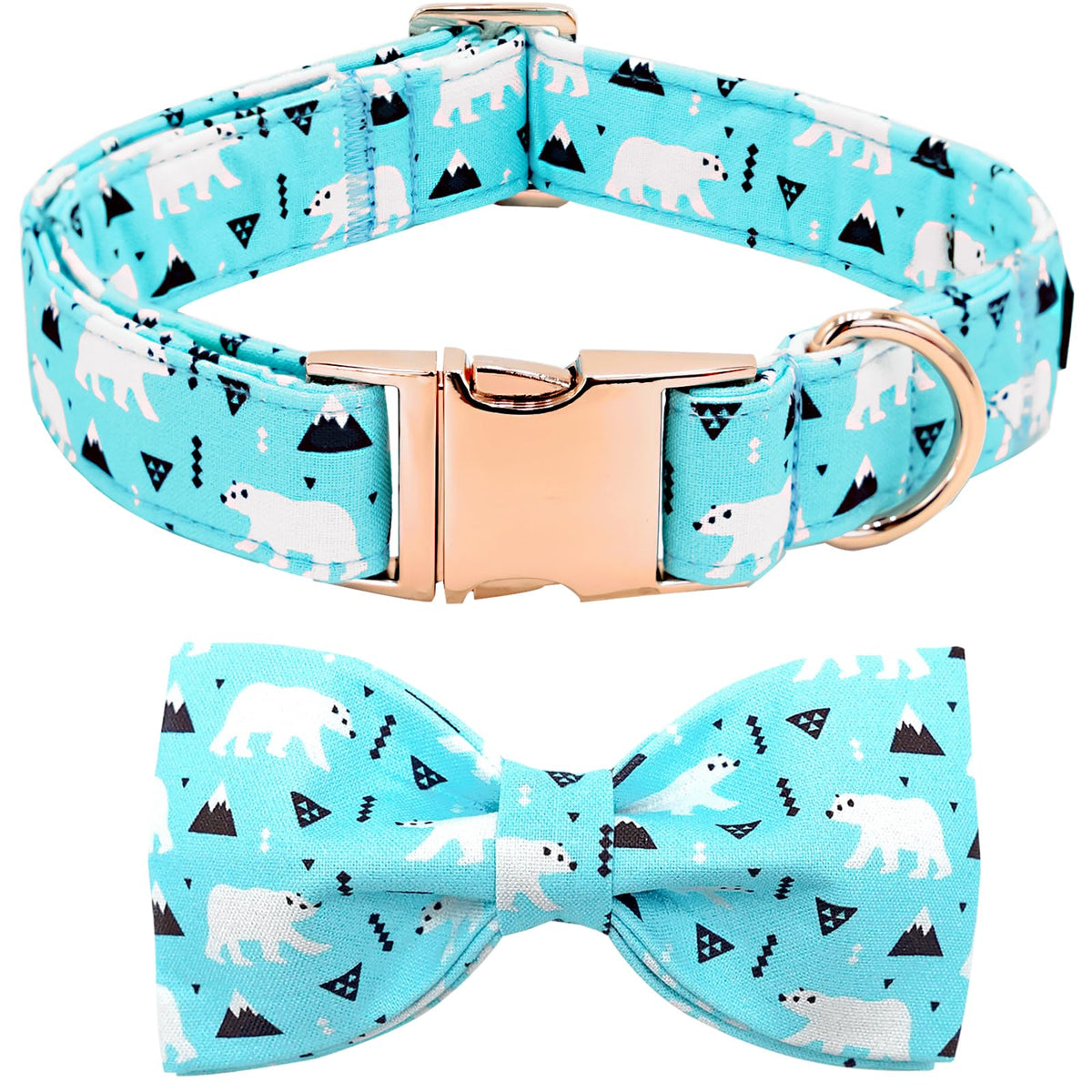 Bobo Rainbow Dog Collar - Thanksgiving Turkey Pet Collar Bowtie Gift Puppy Cute Bow Collar Adjustable Metal Buckle Soft Cute Collars for X-Small Dogs