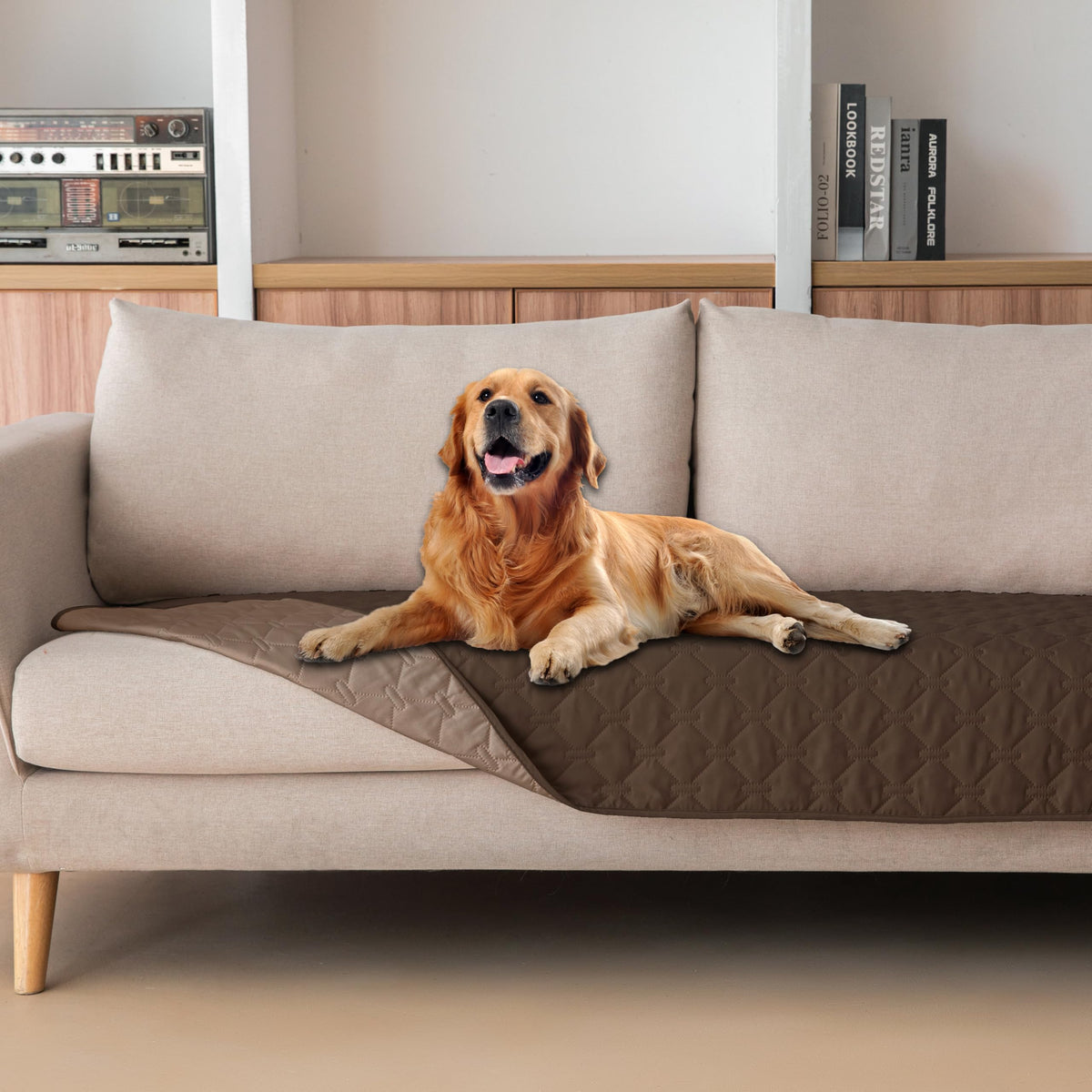 gogobunny Waterproof Blanket, Couch Covers for Dogs, Reversible Protector
