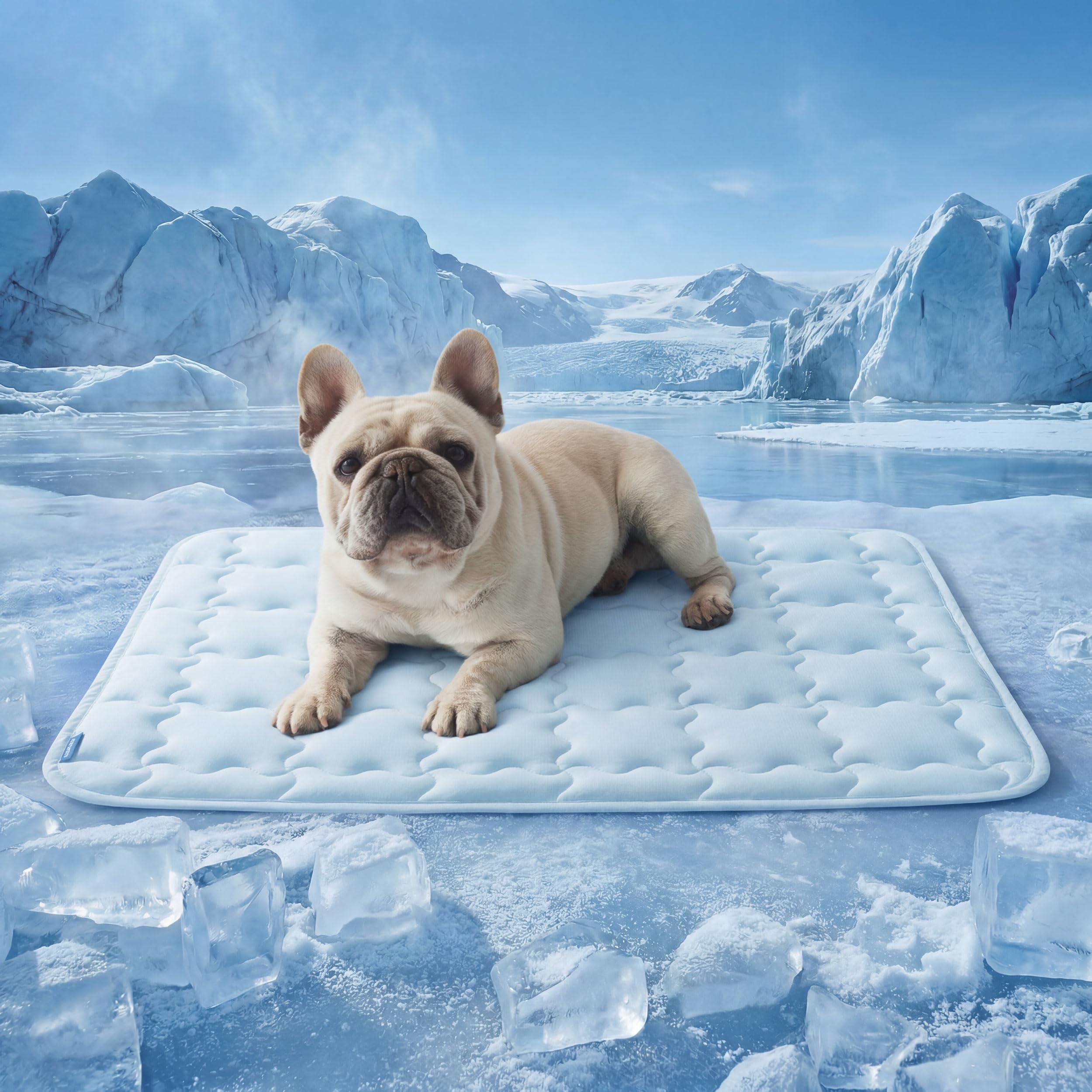 Bedsure ArcticMax™ Cooling Mat for Medium Dogs,Q-Max>0.5 Chill Fiber,29In