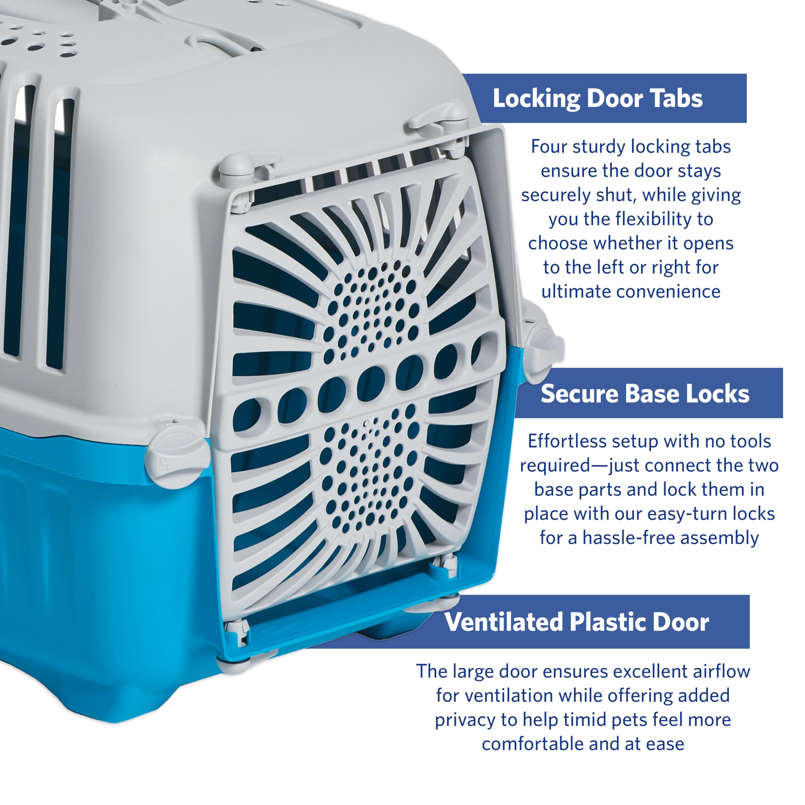 Midwest Spree Travel Carrier, Small, 19-Inch, Blue