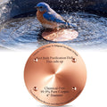 MorningRo 4 Pcs 4" Bird Bath Copper Disk, 0.6mm Thick