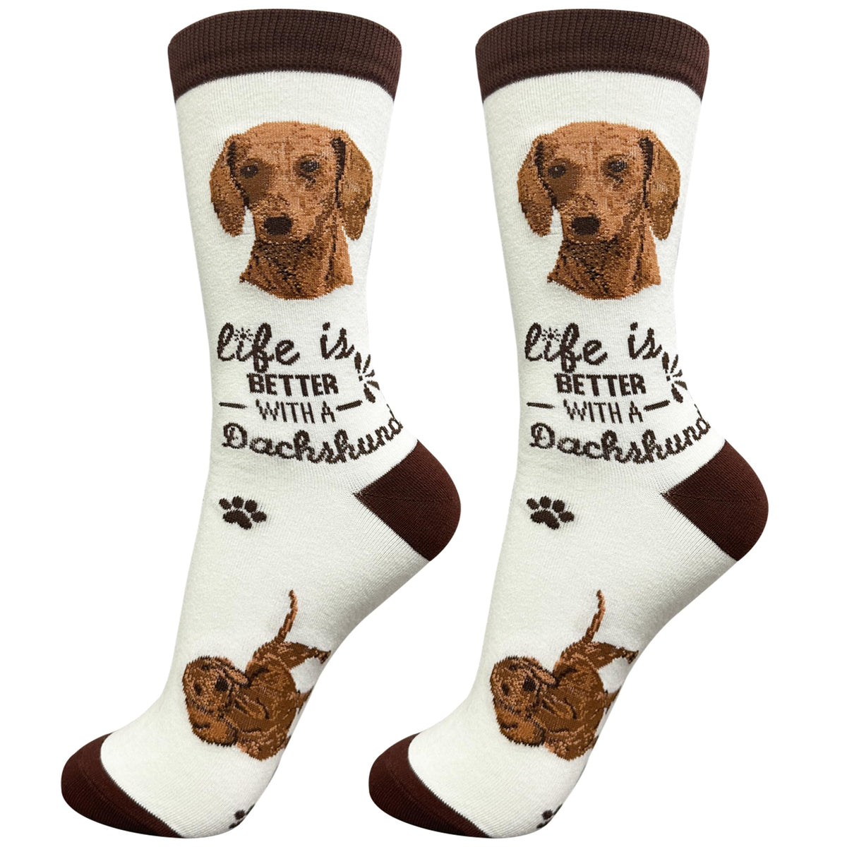 E&S Pets Pet Lover Socks - Dog Socks - Cat Socks - Fun Pet Lover Gifts - Cute Crew Socks - Unisex Novelty Socks - One Size Fits Most (Australian Cattle Dog)