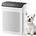 EVALIT Air Purifiers for Home Pets Up to 2200Ft² Pre-Filter Washable White
