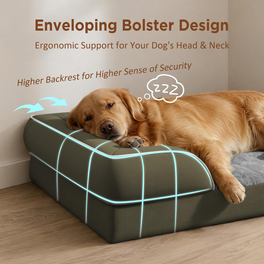 Comfort Expression Waterproof Orthopedic Dog Beds for Large Sized Dog