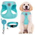 PUPTECK Dog Harness, Collar and Leash Set No Pull for Small Medium Sized