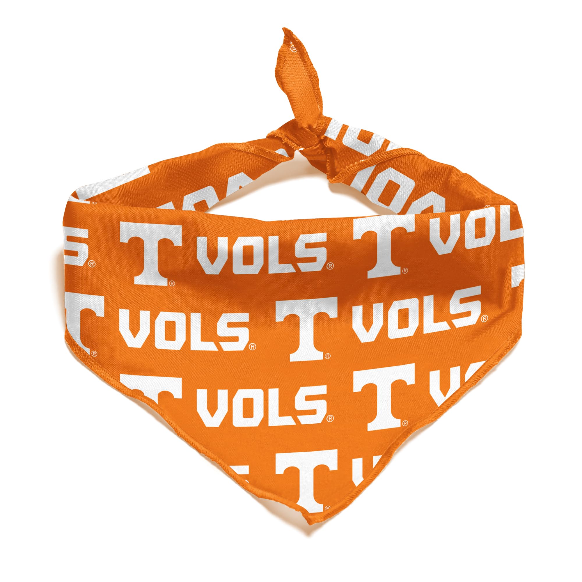 Tennessee Volunteers Officially Licensed Bandana for Dogs and Cats | Fits Pets Great Gift Idea | Easy-to-Tie (Small, 13")