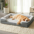 LEXTRO Washable Orthopedic Dog Bed for Extra Large Dogs, Egg Crate Foam Bed