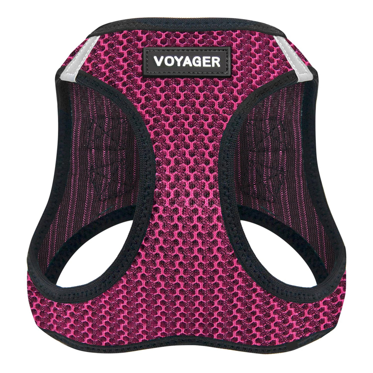 Voyager Step-in Air Dog Vest Harness - Black/Black Trim, Medium