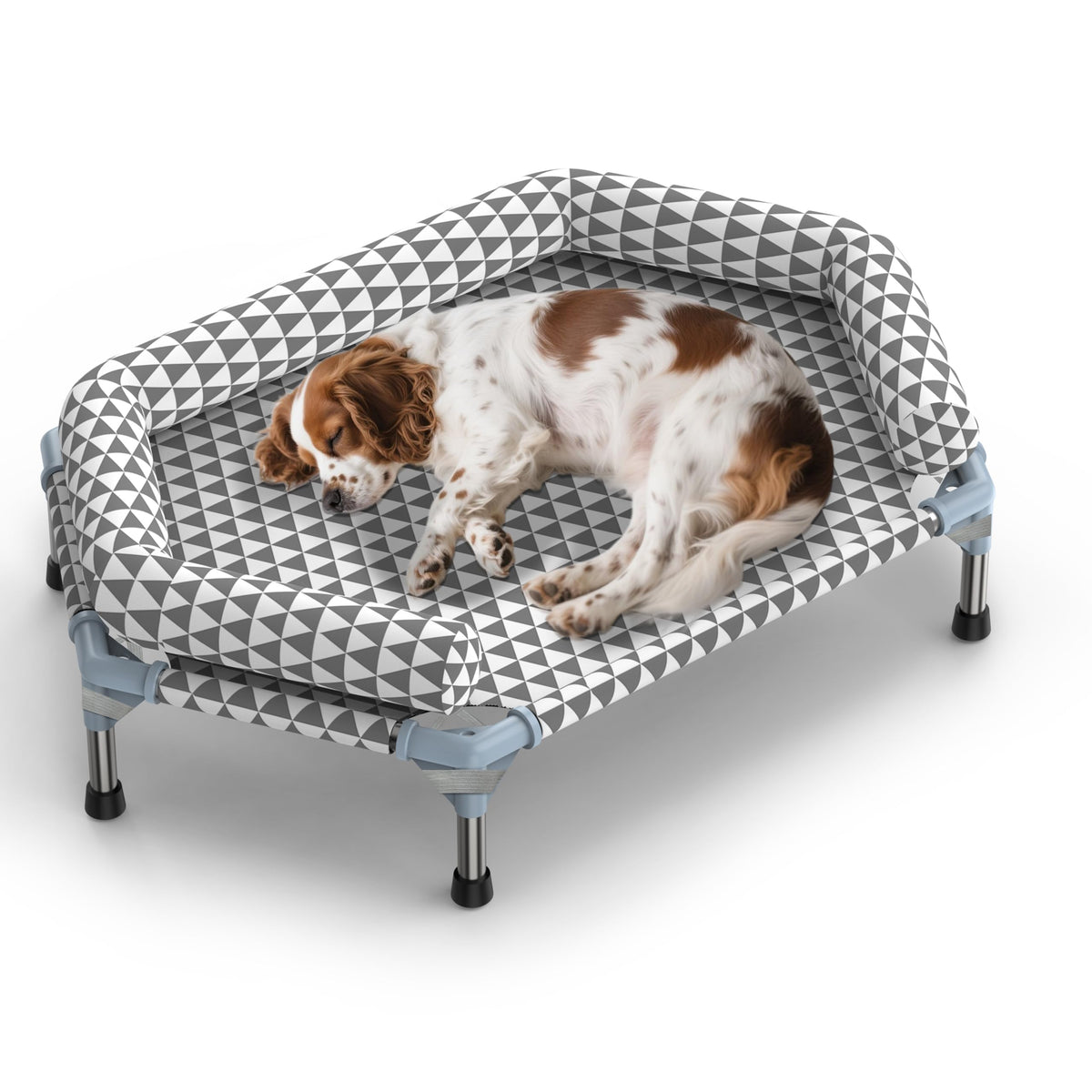 Orthopedic Dog Beds for Large Dogs,U-Shaped Bolster ，Up to 130 lbs