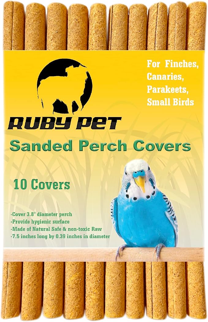 Sanded Perch Covers for Parakeets, Finches & Canaries