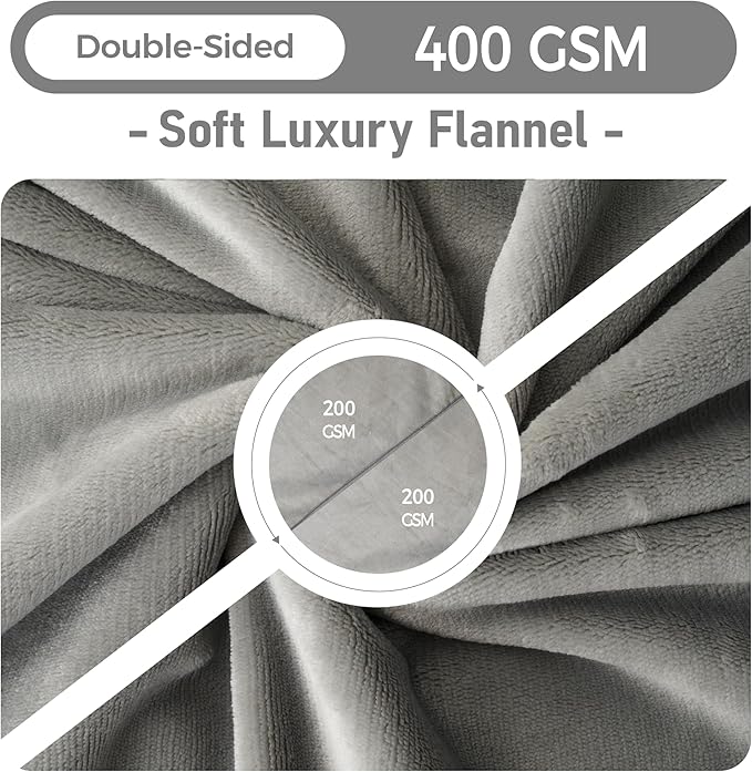 CAPT.SNOOZE Waterproof Blanket for Bed 60"x80"