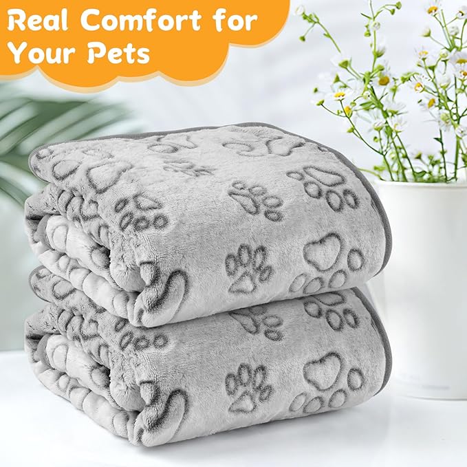 Okxiri Dog Blankets for Small, Medium Dogs, Puppy Blanket Washable, Dogs Essentials for Puppies, Cat (1, 32" x 24")