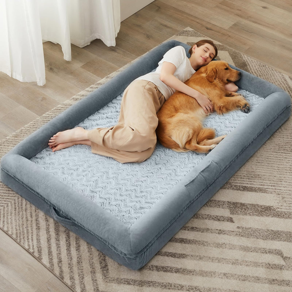 WNPETHOME XXXL Big Large Orthopedic for Senior Dog Bed Comfy Sleeping
