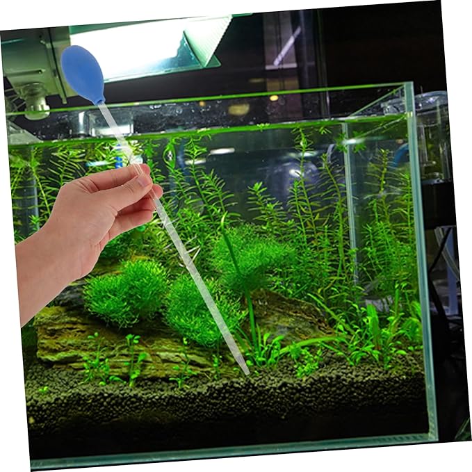 Abaodam Portable Coral Feeder and Water Changer Tool for Fish Tank Easy Use Aquarium Cleaning and Maintenance Device Lightweight Siphon Pump for Healthy Aquarium Ecosystem