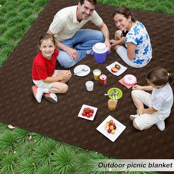 hyha Waterproof Dog Bed Blanket, Soft Pet Blankets, Waterproof Couch Cover for Dogs, Reversible Sofa Covers Washable for Furniture (68x82 Inch, Chocolate/Beige)