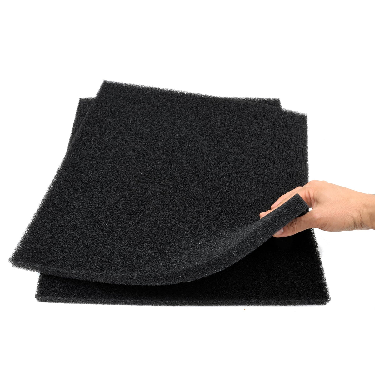 CKDFK Aquarium Filter Bio Sponge Pad, Foam Sponges Filter Media, Cut fit it Filter Accessories for Fish Tanks and Ponds (18"x18"x1.6" (50PPI) 1 Pack)