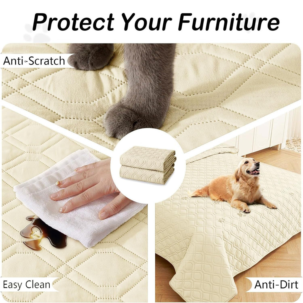hyha Waterproof Dog Bed Blanket - Soft Pet Blanket & Sofa Cover for Dogs