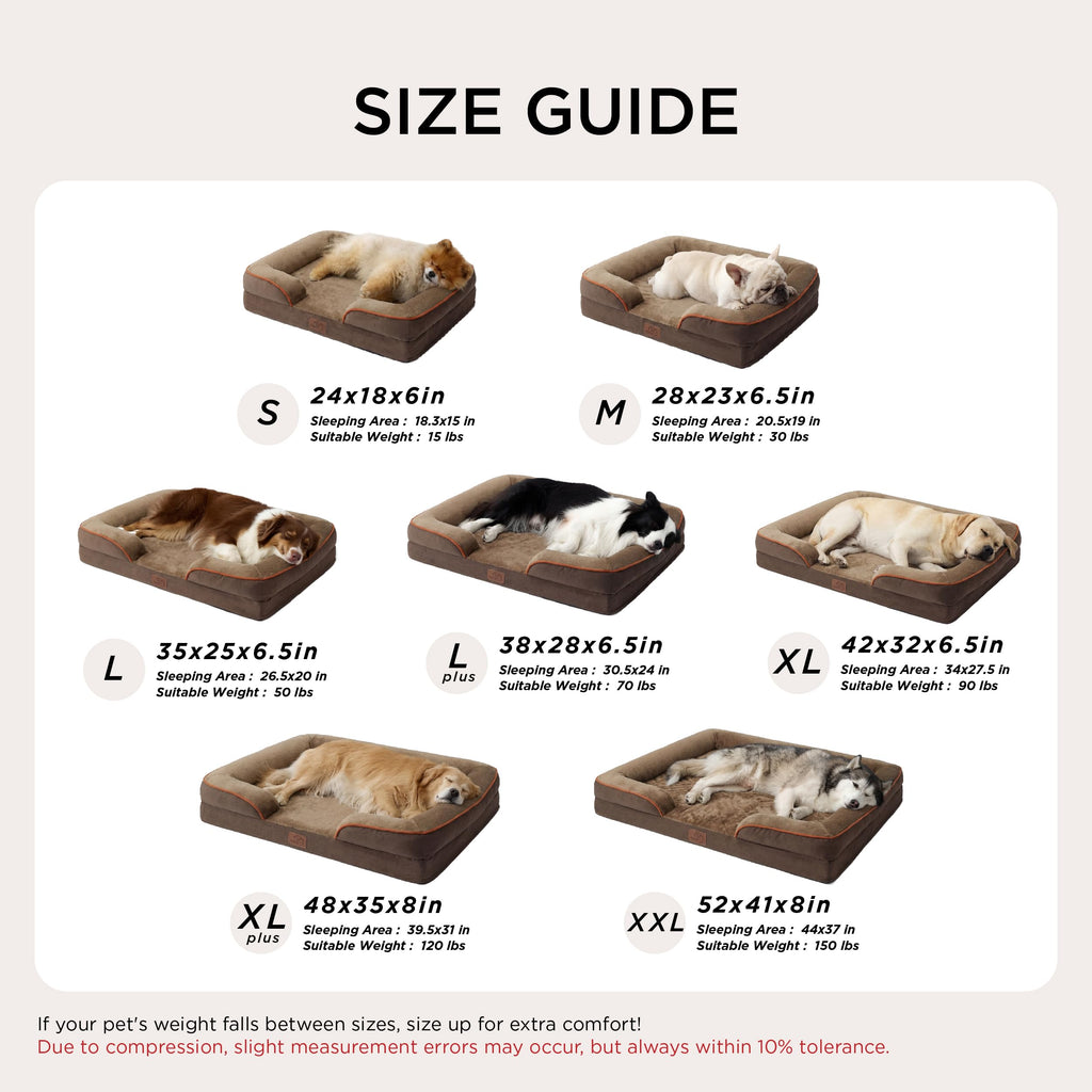 Bedsure Orthopedic XXL Dog Bed Extra Large with Removable Washable Cover