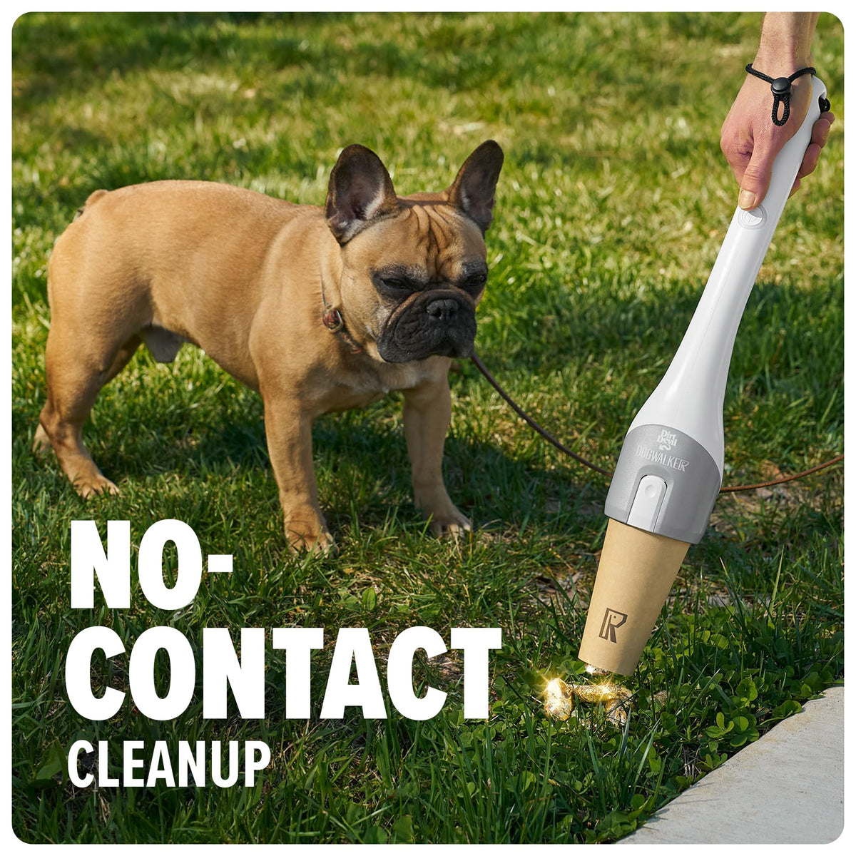 Dirt Devil Dogwalker Pet Waste Vacuum, Portable Handheld Vacuum, No-Contact Poop Scooper for Dogs, Ideal for Dogs up to 50 Pounds, Dog Poop Scooper for Yard Cleanup and Walks