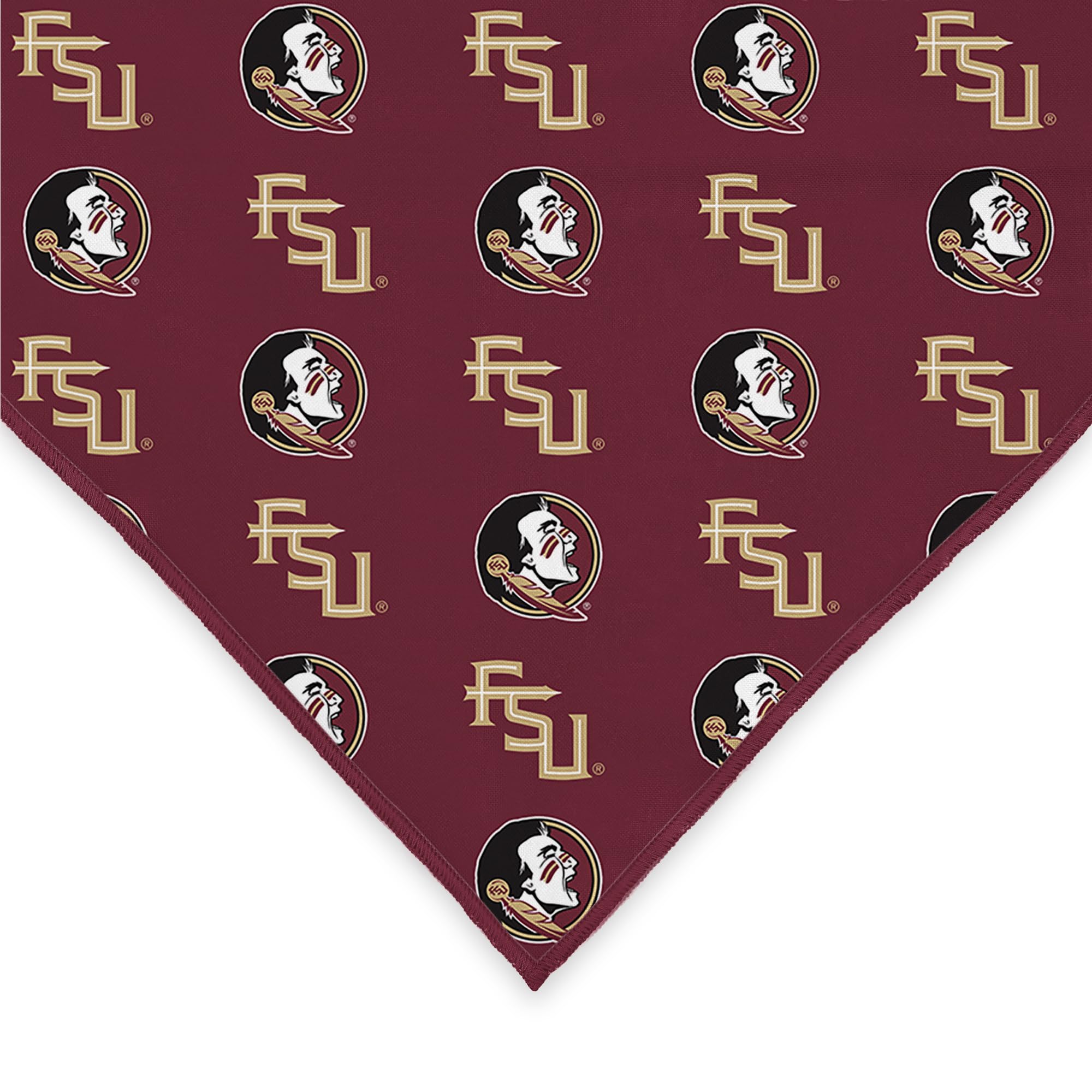 Florida State Seminoles Officially Licensed Bandana for Dogs and Cats | Fits Pets Great Gift Idea | Easy-to-Tie (Small, 13")