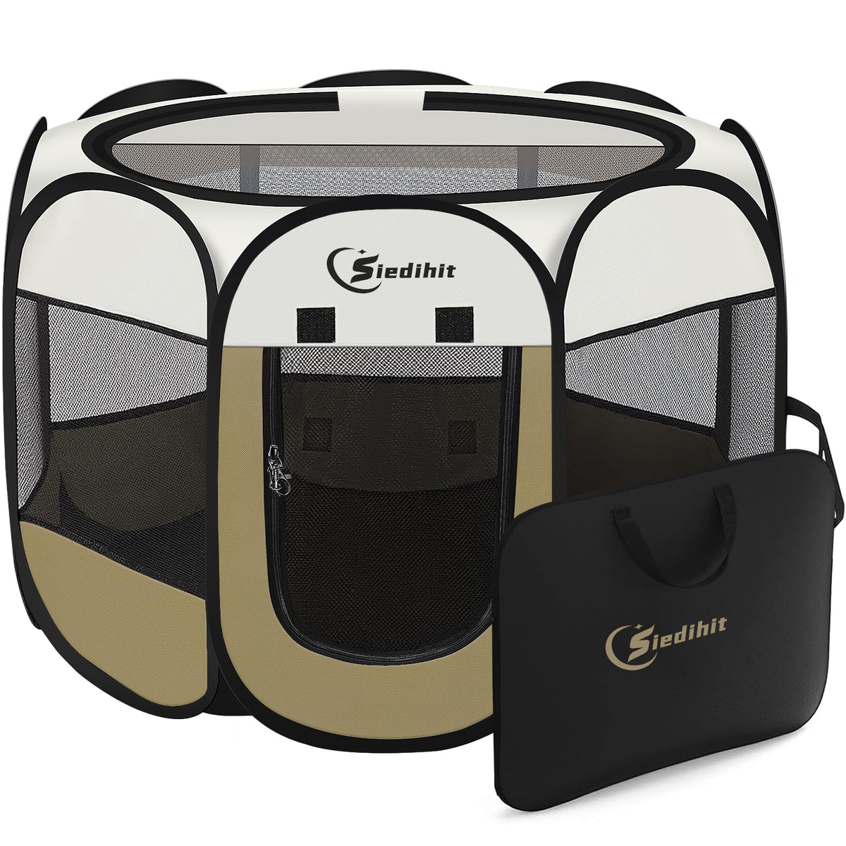 Siedihit Dog Cat Playpen, Large Puppy Pet Playpen, Dog Crate Tent Cage
