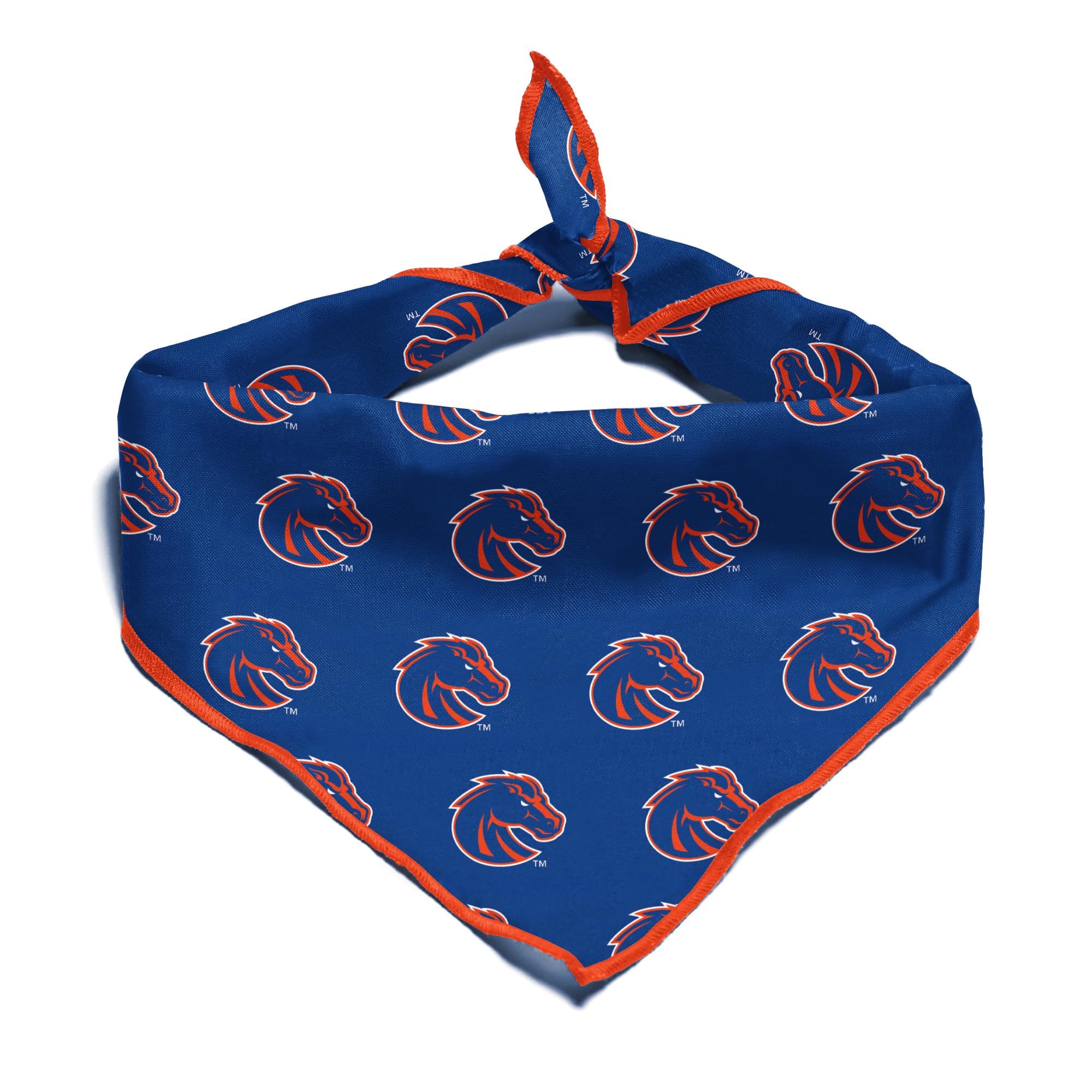 Boise State Broncos Officially Licensed Bandana for Dogs and Cats | Fits Pets Great Gift Idea | Easy-to-Tie (Small, 13")