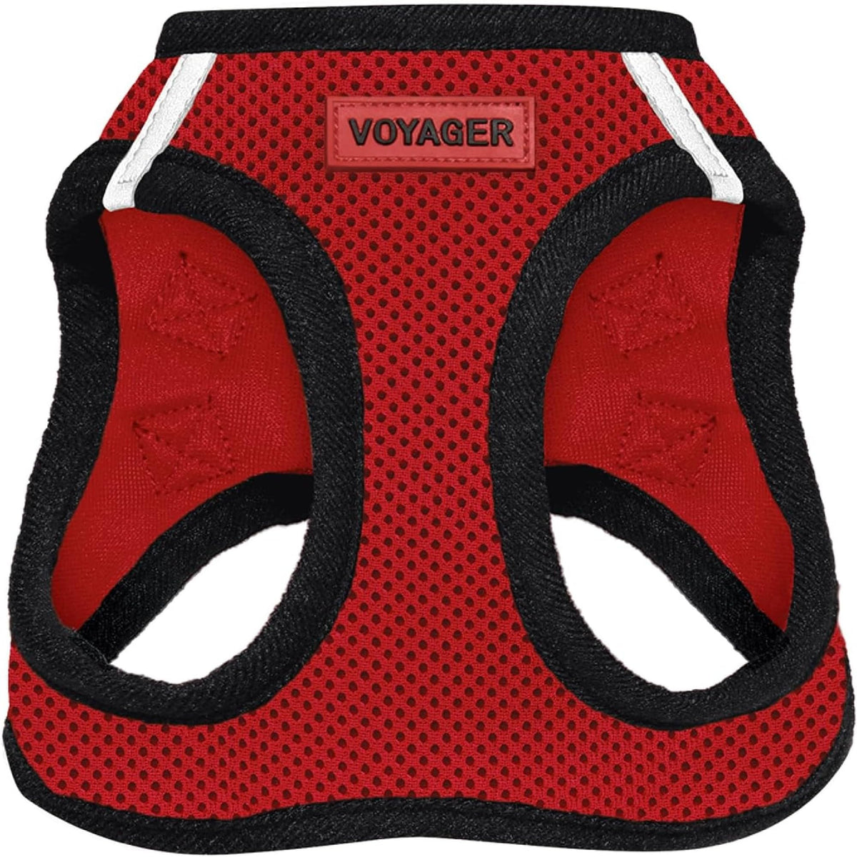 Voyager Step-in Air Dog Vest Harness - Black/Black Trim, Medium