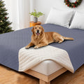 CYCMACO Waterproof Dog Bed Cover, Non-Slip Dog Blanket for Couch, Couch Covers for Dogs Washable, Pet Blanket for Furniture, Pet Bed Mat for Sofa, Car, Pet Supplies (82x102 Inch, Grey Blue)