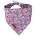 UP URARA PUP Valentine Dog Bandana - Pink Heart Triangle Bib Scarf for Small Medium Pets, Cotton Kerchief for Girl Boy Dogs or Cats, Red Puppy Bandana